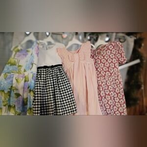 Isaac Mizrahi Pink and Floral Kids Dress Set